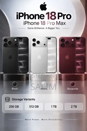 New Apple iPhone 18 Pro Max 256 GB Silver
