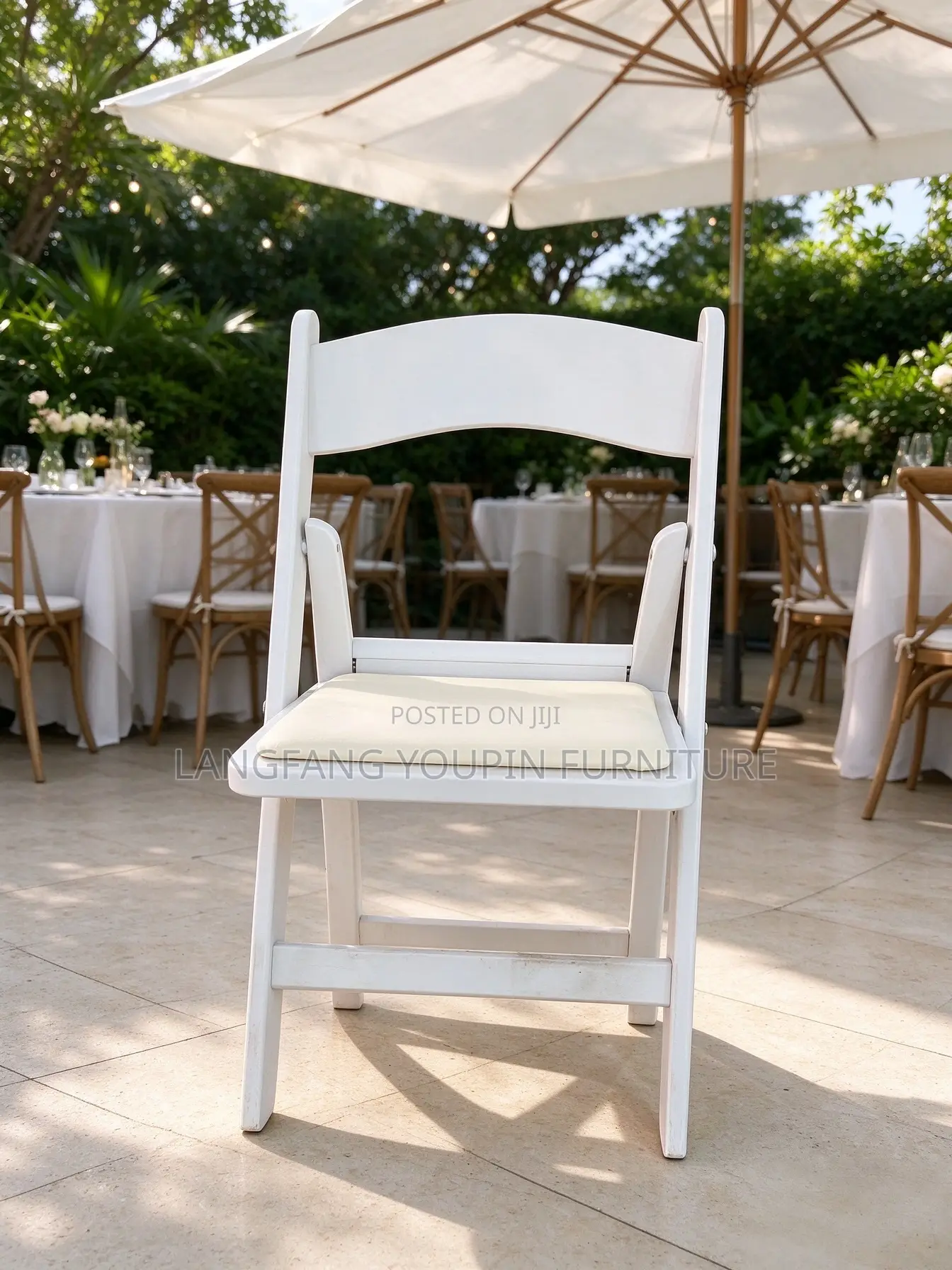 Foldable Banquet Chair, Comfort Seat for Large Gatherings