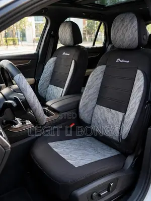 DELUXE CAR SEAT COVERS - Full Set + Steering Cover