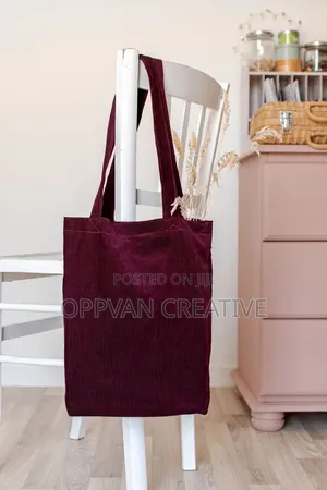 Trendy Corduroy Tote Bags