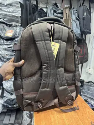 Original Omaya Thick Material Fabric Backpack With USB.