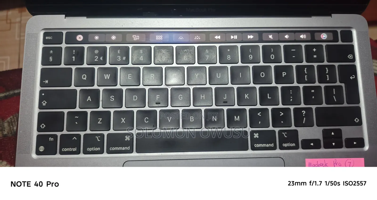 Laptop Apple MacBook Pro 2020 1GB Apple M1 SSD 500GB