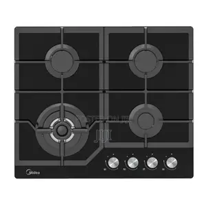 Midea 4 Burner Gas Hob - 60cm Black- 60GJ084