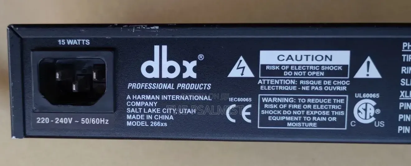 DBX 266xs Compressor/Gate