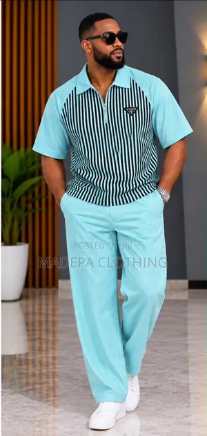 Gen Z Stripped Kaftan for Men