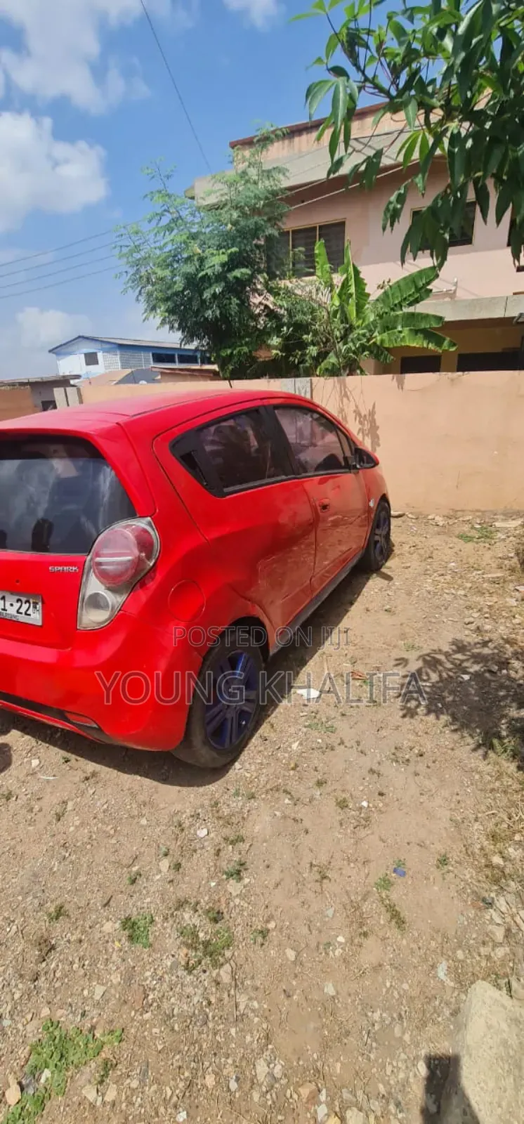 Chevrolet Spark 2013 Red