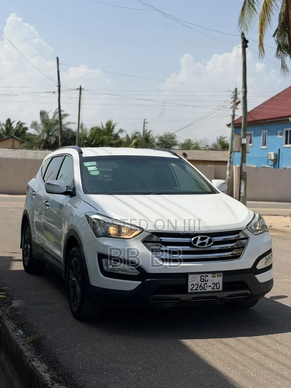 Hyundai Santa Fe 2014 White
