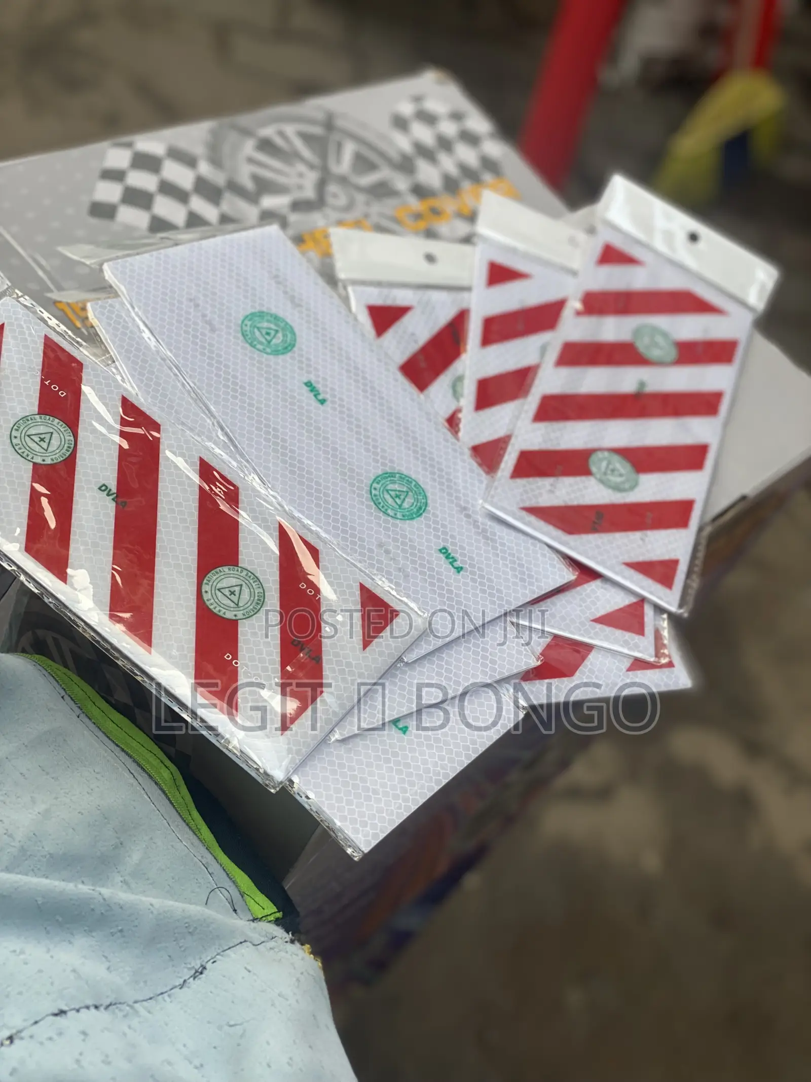 Original DVLA Bumper Reflectors - White & Red