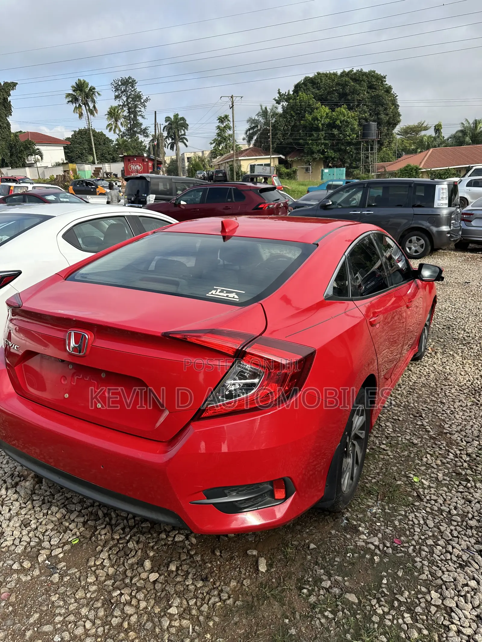 Honda Civic EX-L 4dr Sedan (1.5L 4cyl) 2017 Red