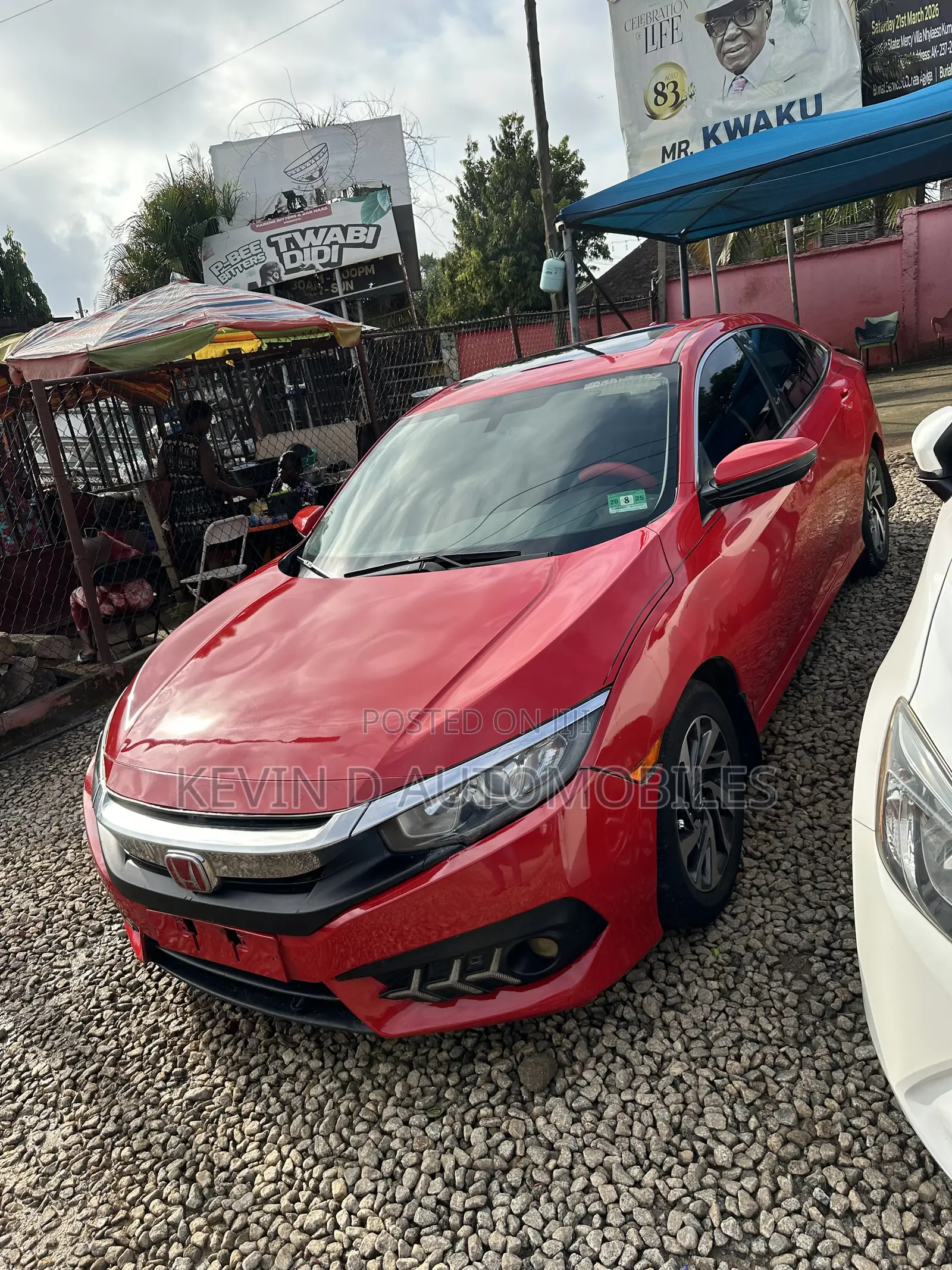 Honda Civic EX-L 4dr Sedan (1.5L 4cyl) 2017 Red