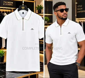Men's Knitted Quarter Zips Short Sleeves