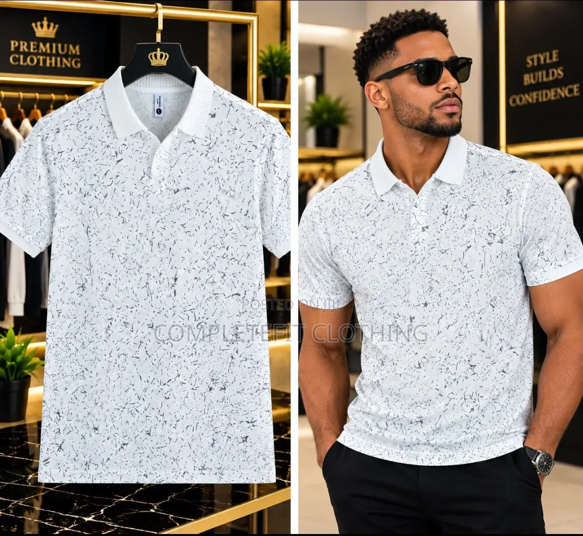 Men's Short Sleeves Knitted Shirts Available in Limited Stock