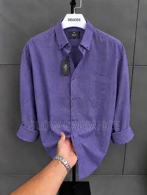 Men’s Textured Button Down Shirt