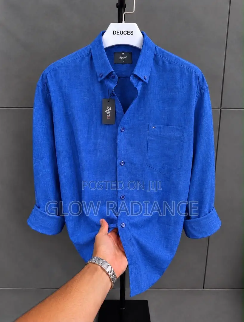 Men’s Textured Button Down Shirt