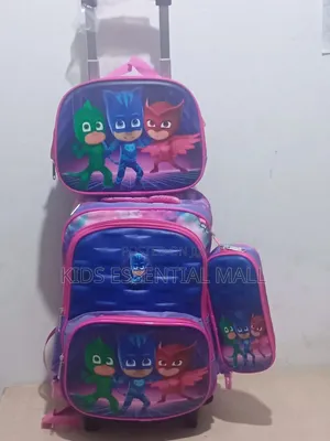 3 in 1 Trolley School Bag for Kids