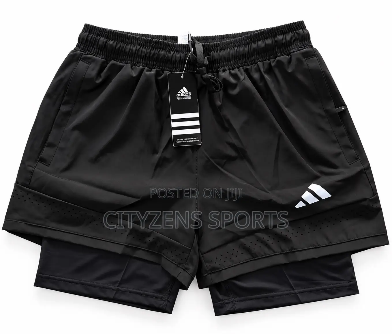Adidas Black Gym Shorts With Inner Stretch