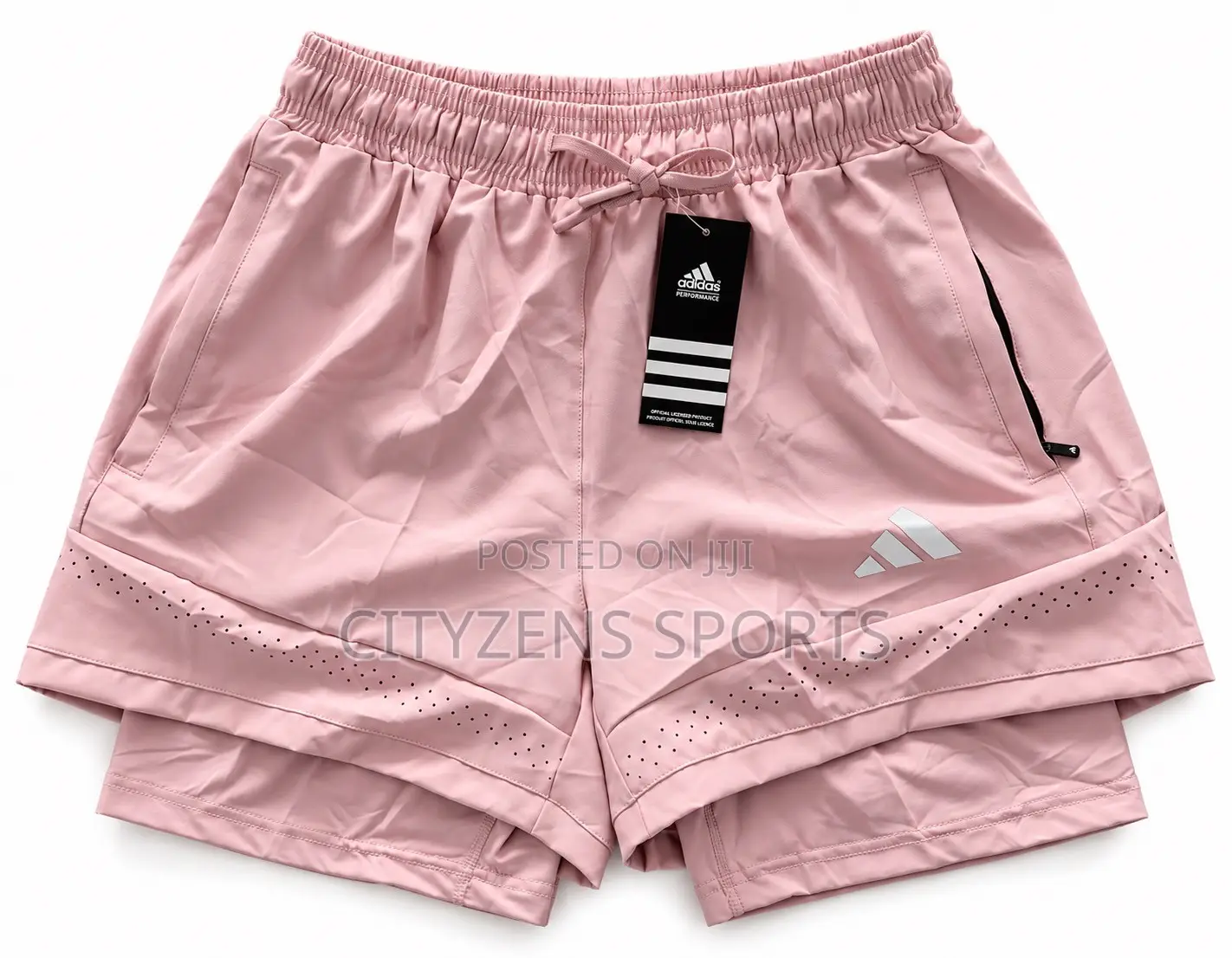 Pink Adidas Gym/Sports Shorts With Inner Stretch