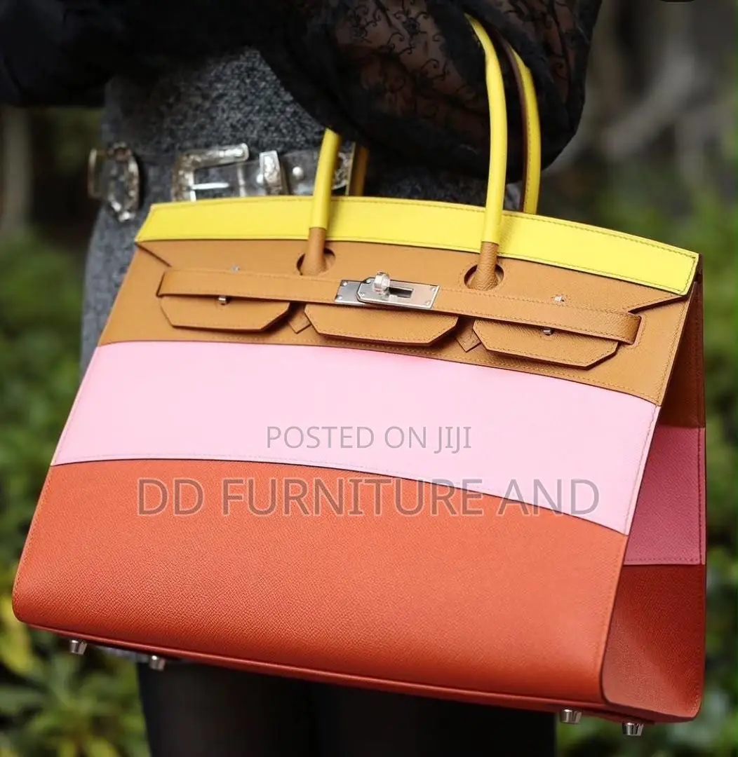 Herme’s Birkin Hand Bag Rianbow