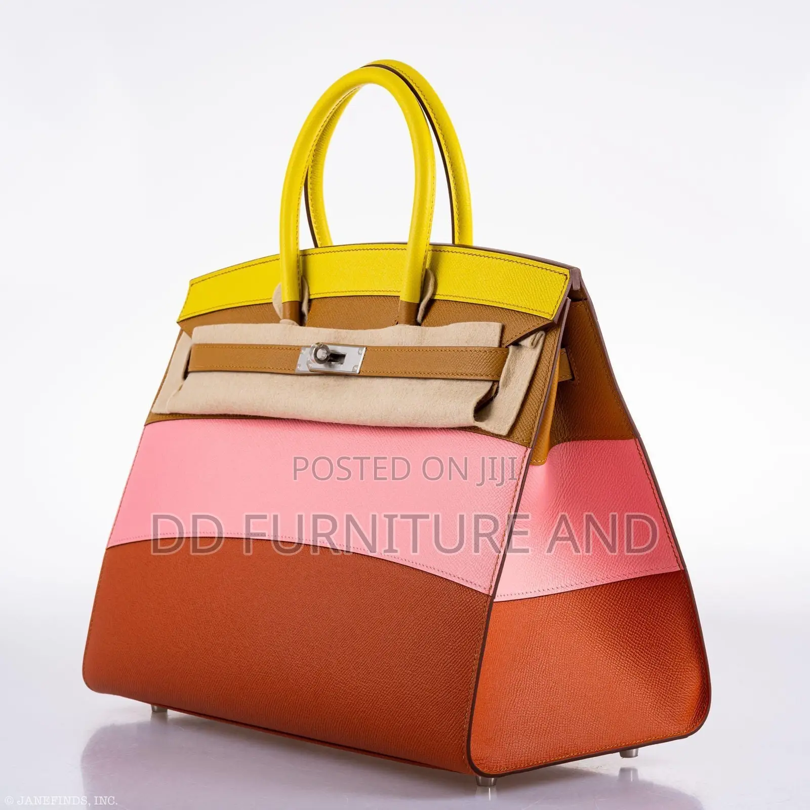 Herme’s Birkin Hand Bag Rianbow