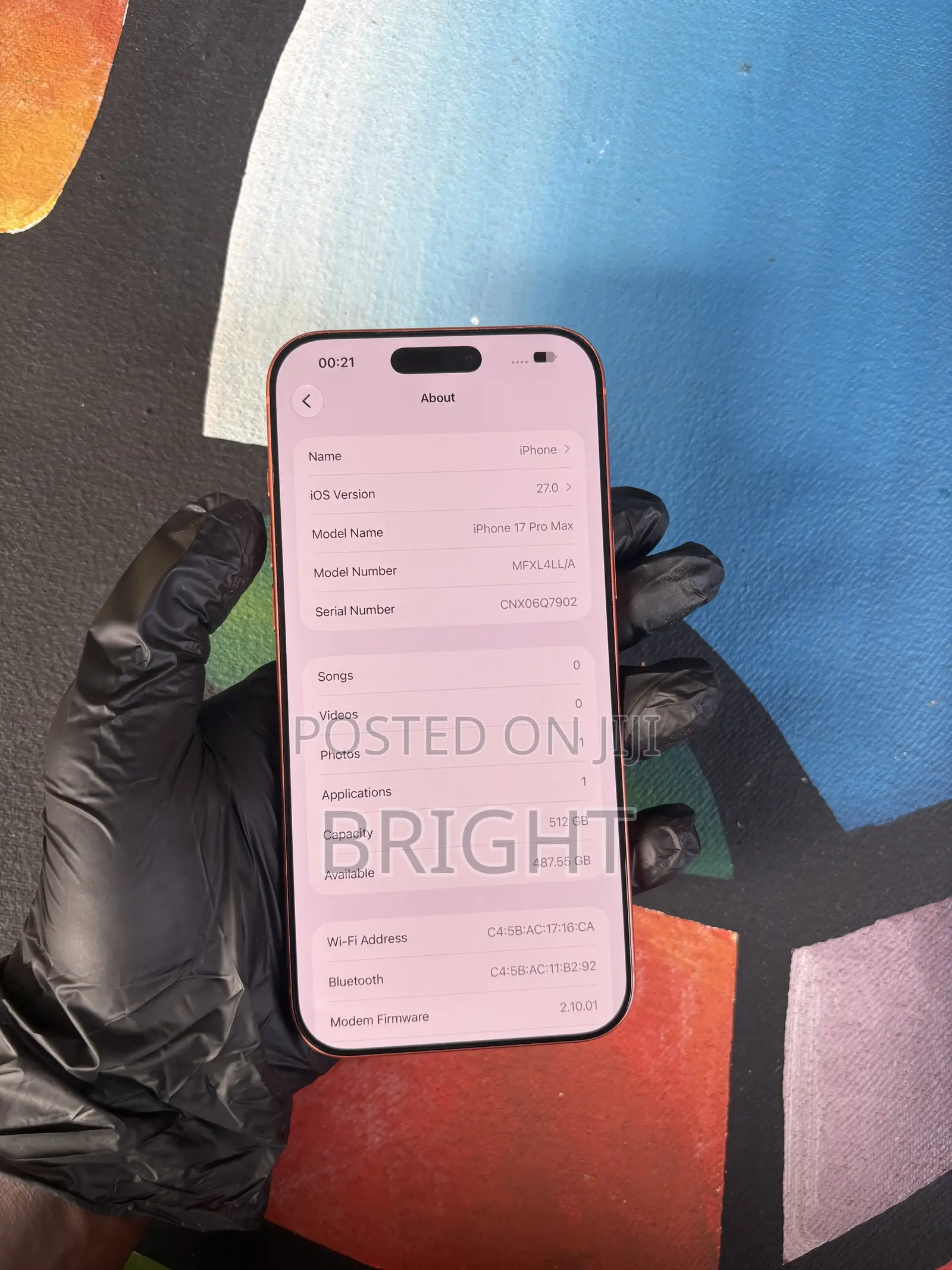 Apple iPhone 17 Pro Max 512 GB Orange