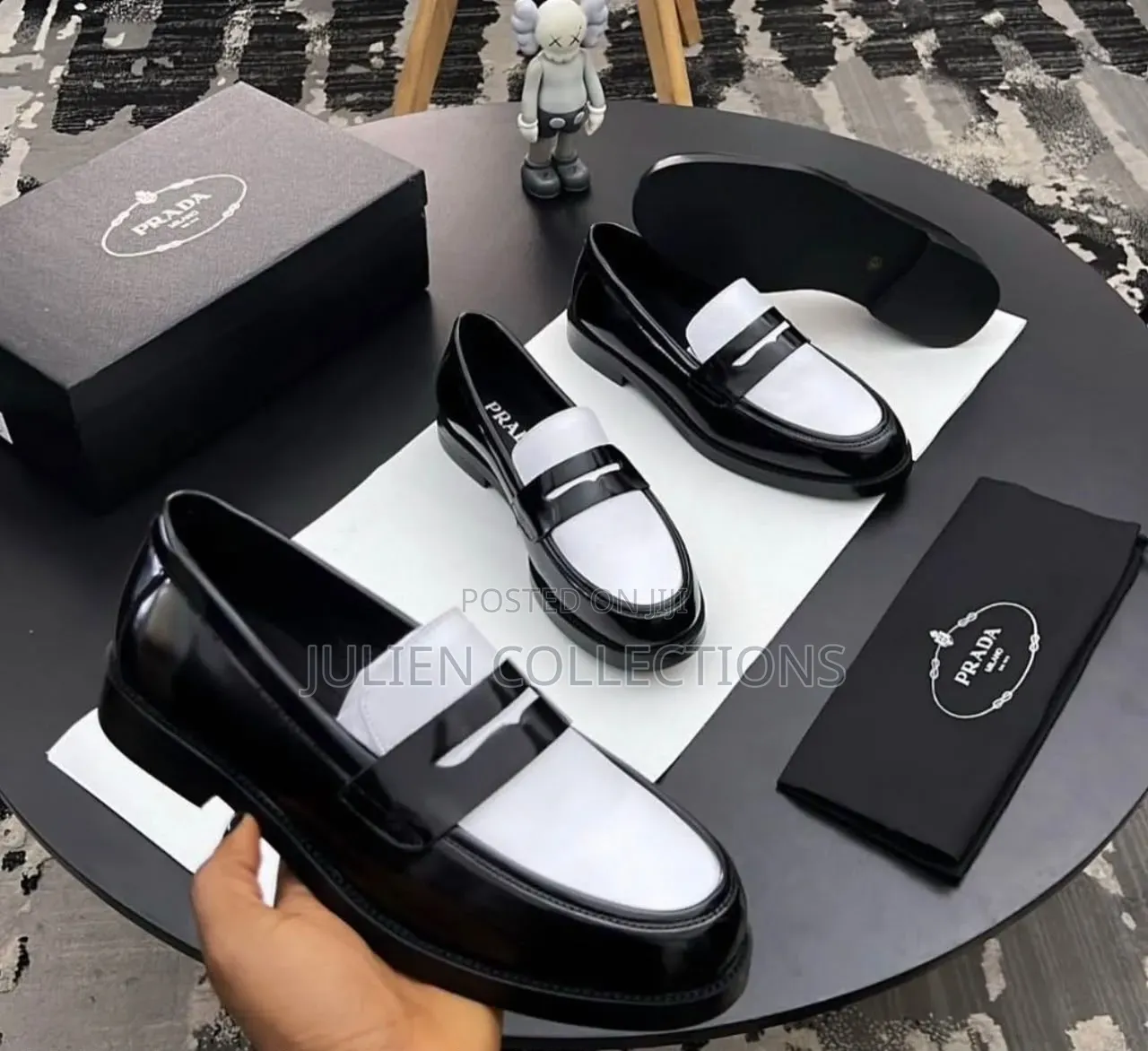 Prada Milano Mirror Black White