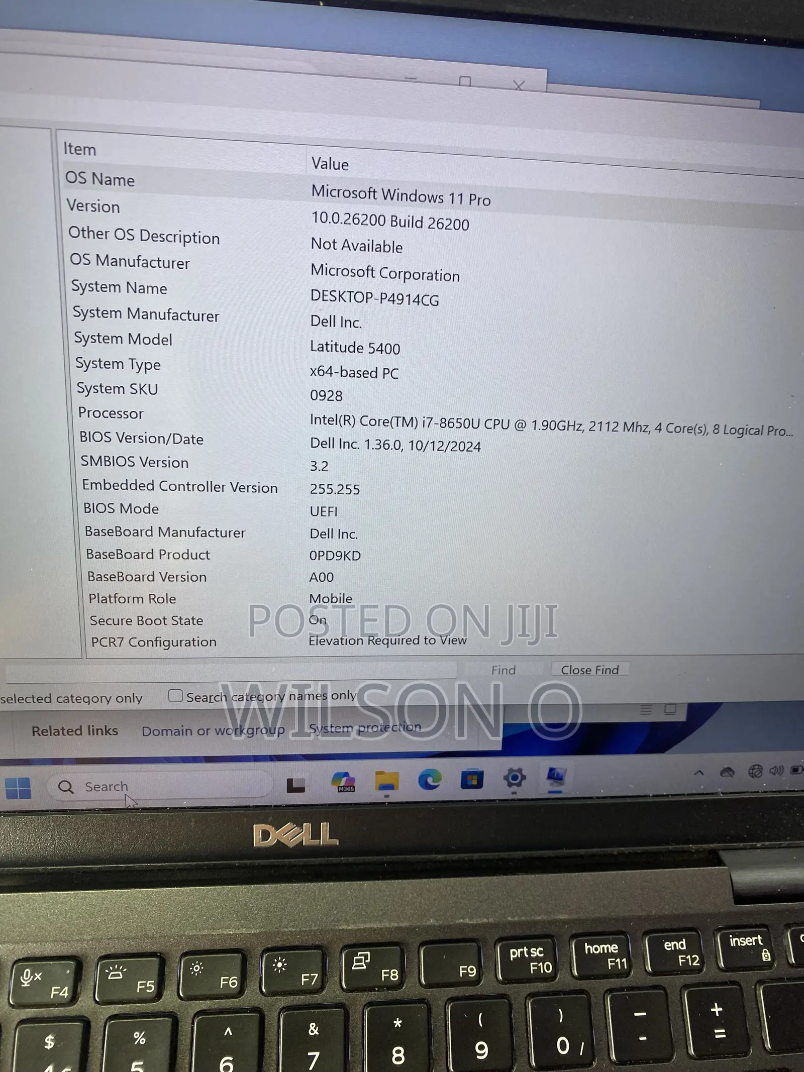 Laptop Dell Latitude 5400 8GB Intel Core i7 SSD 256GB