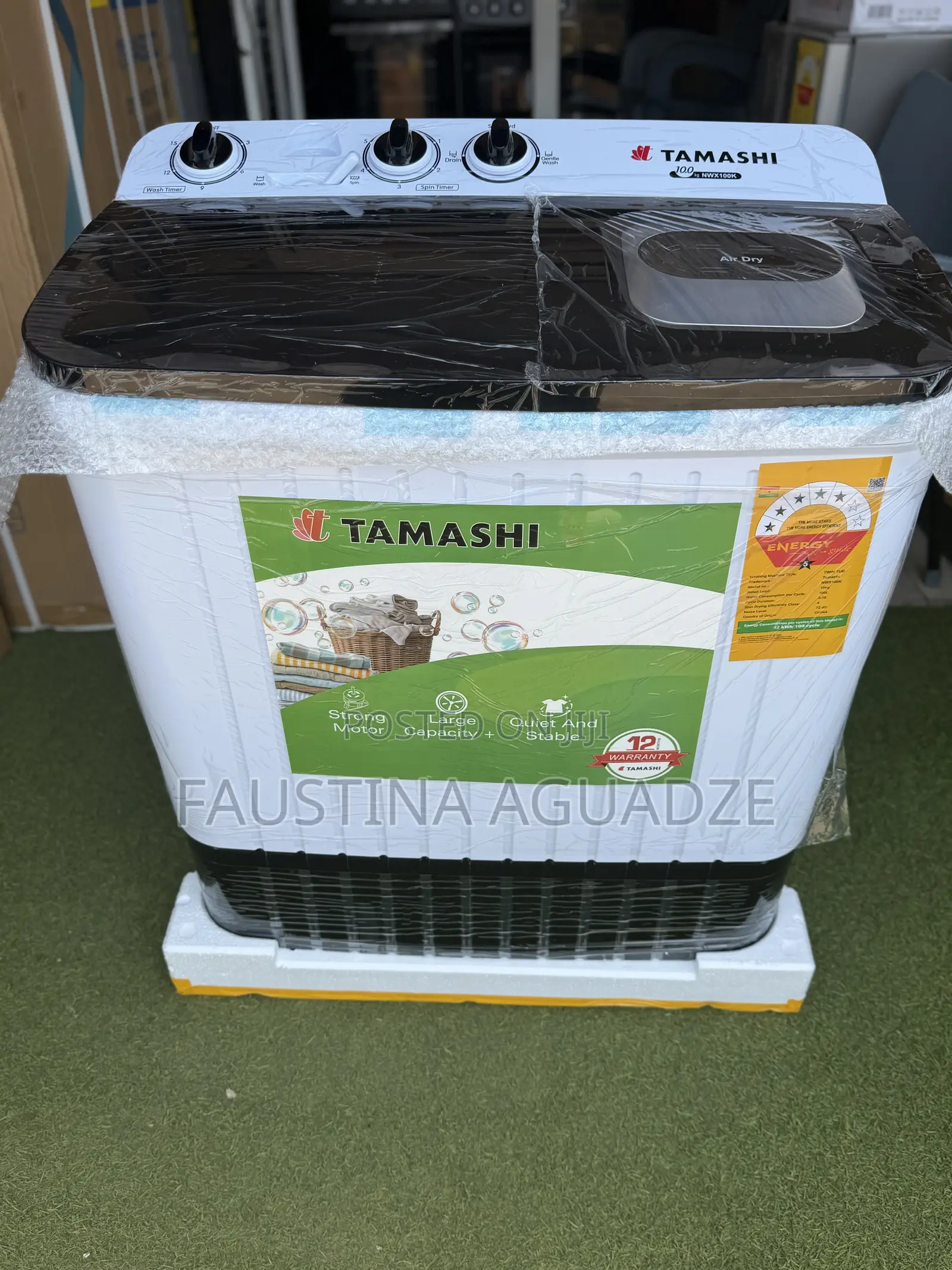 Tamashi 10kg Semi Automatic Washing Machine