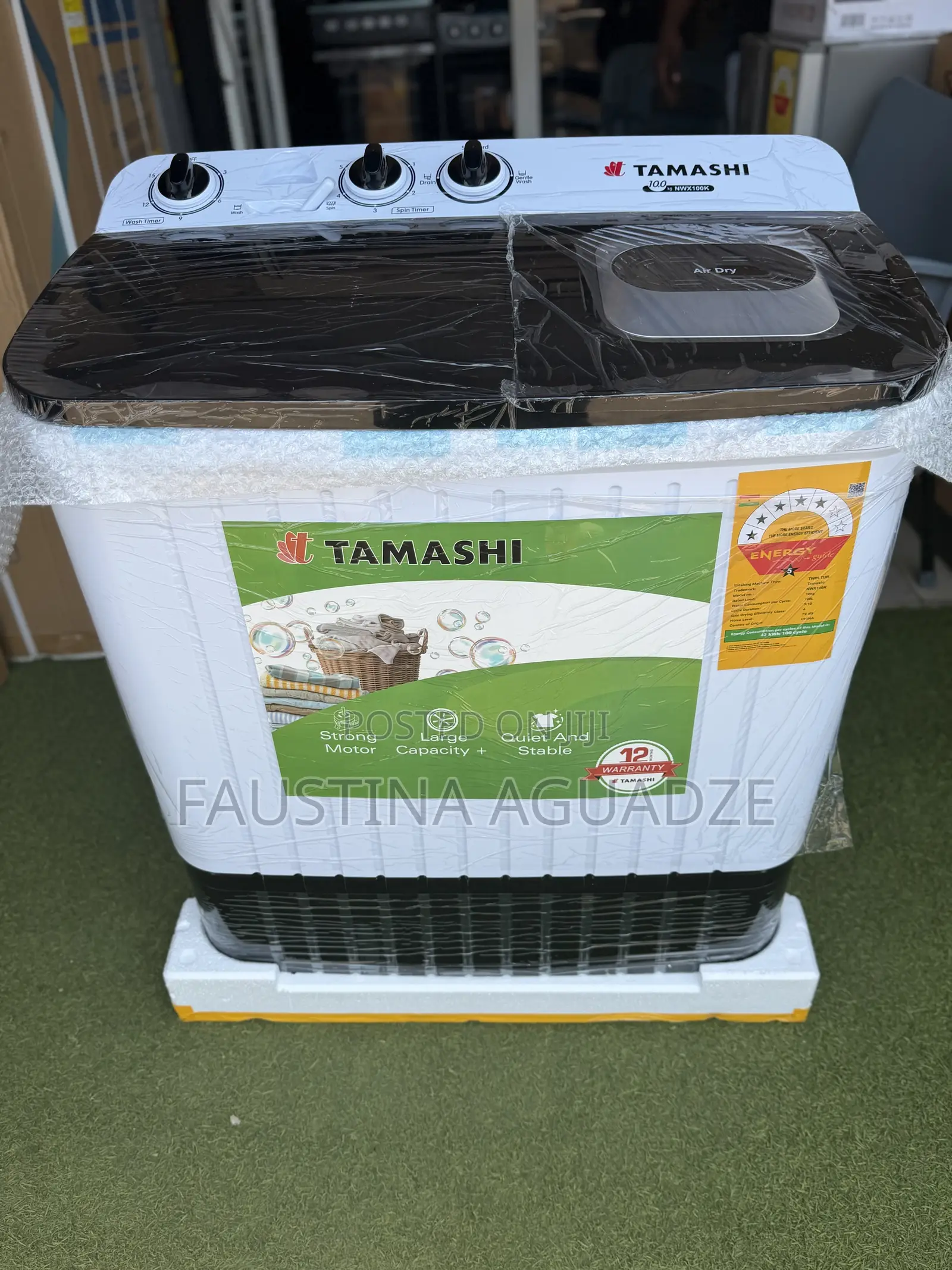 Tamashi 10kg Semi Automatic Washing Machine