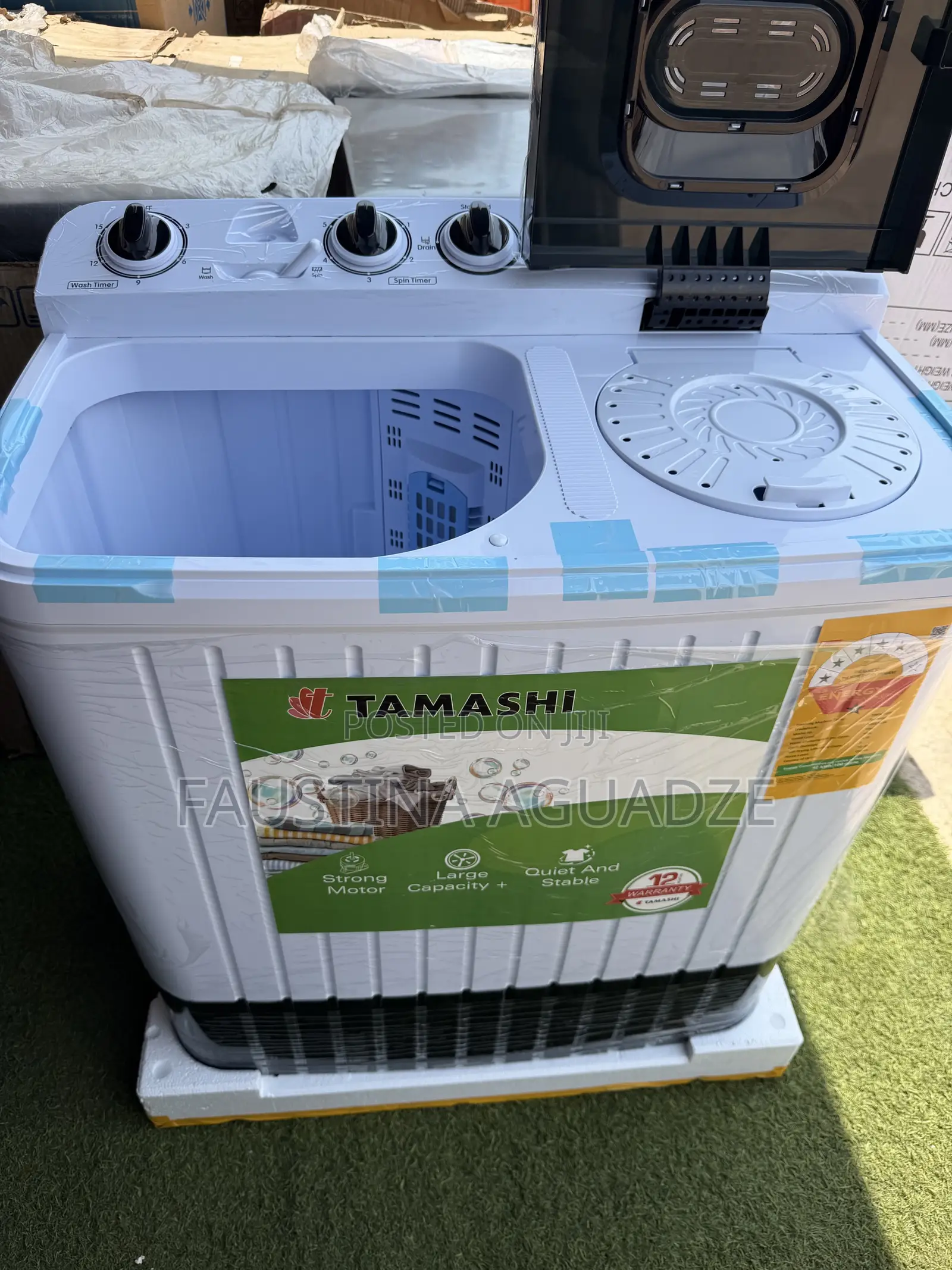 Tamashi 10kg Semi Automatic Washing Machine