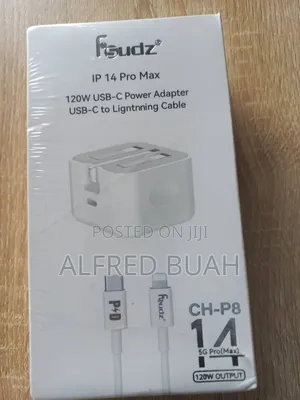 iPhone 3 -Pins Type-C Fast Charger, Very High Quality