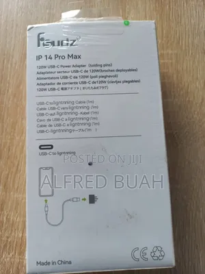 iPhone 3 -Pins Type-C Fast Charger, Very High Quality