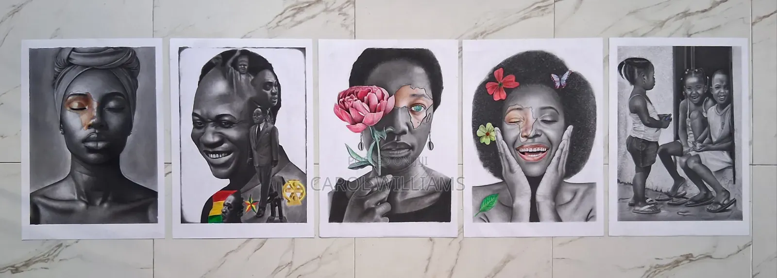 Multiple Pencil Artworks for SALE