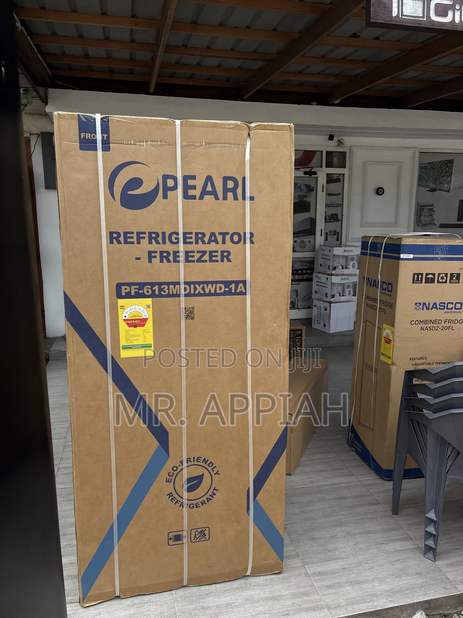 Quality Chilling Pearl PF-613MDIXWD-1A Side by Side Fridge(Gray)