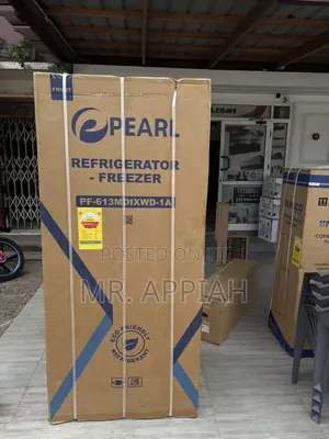 Quality Chilling Pearl PF-613MDIXWD-1A Side by Side Fridge(Gray)