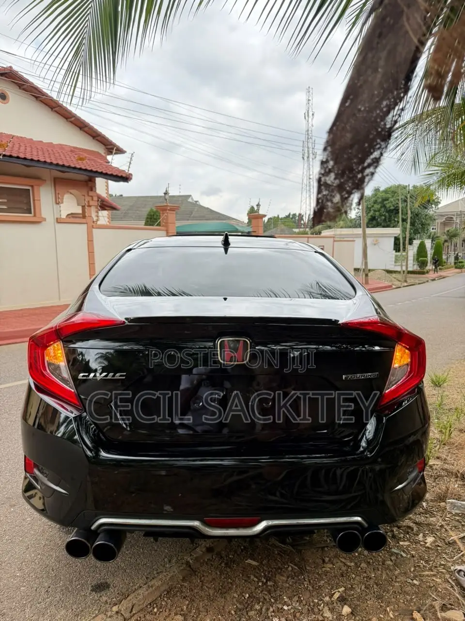 Honda Civic Touring Sedan 2018 Black