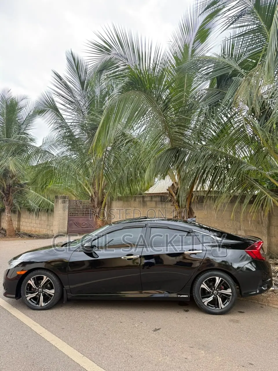 Honda Civic Touring Sedan 2018 Black