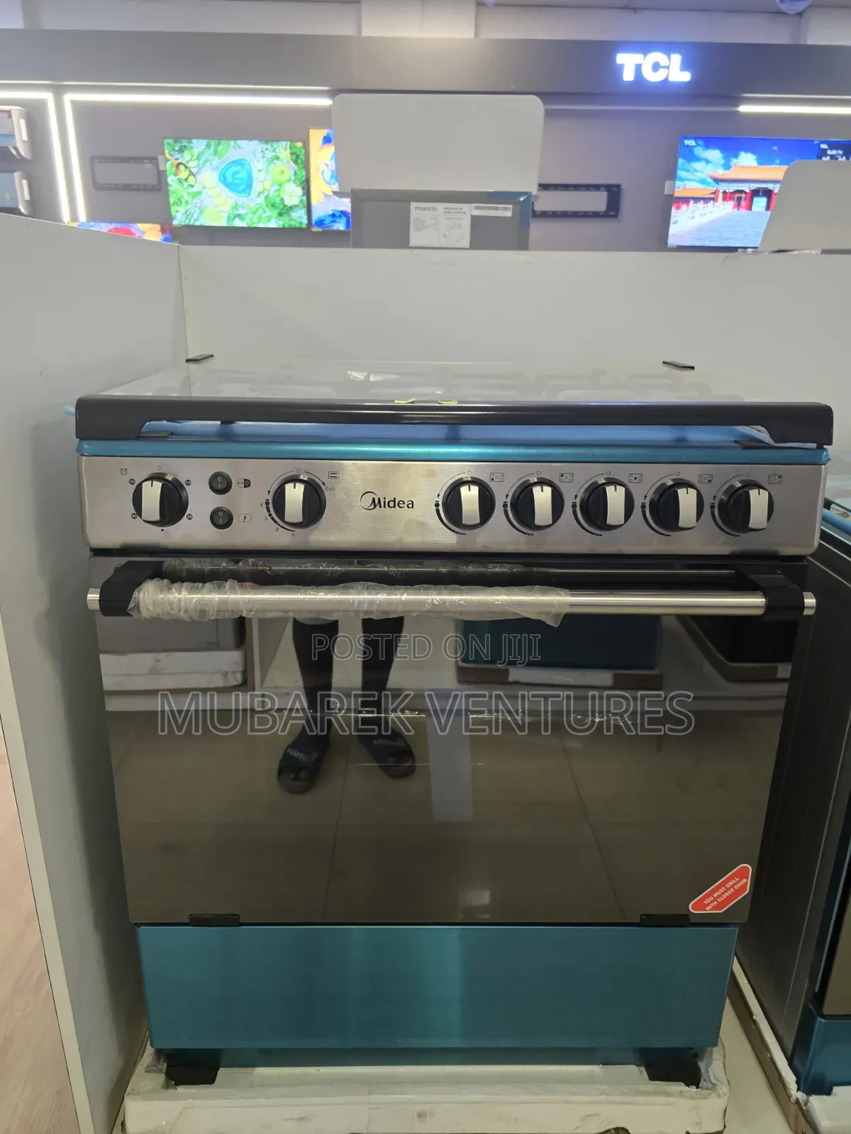 Midea 5 Burner Gas Cooker With Oven