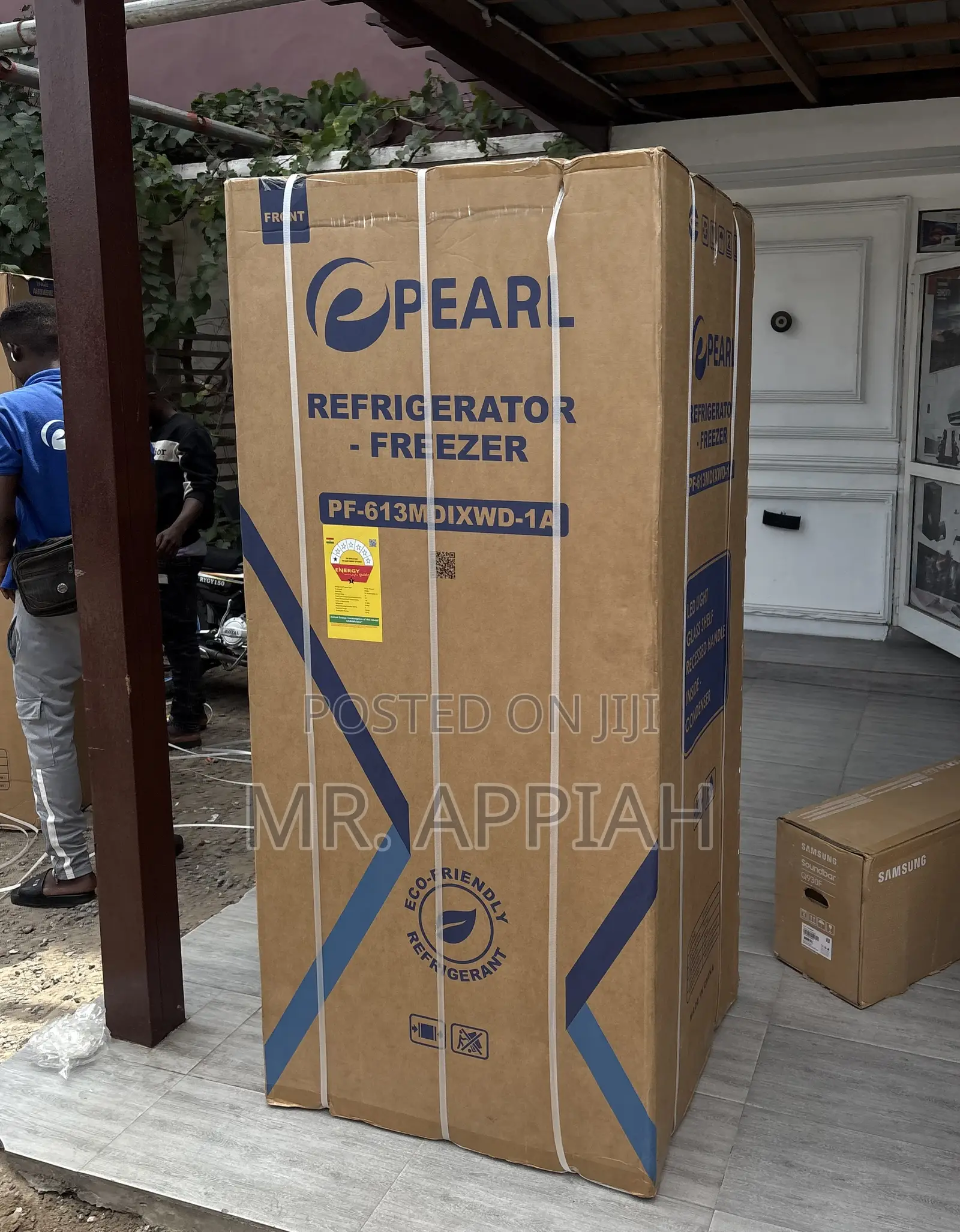 Exceptional Quality Pearl Side by Side 4 Door Fridge(Gray)