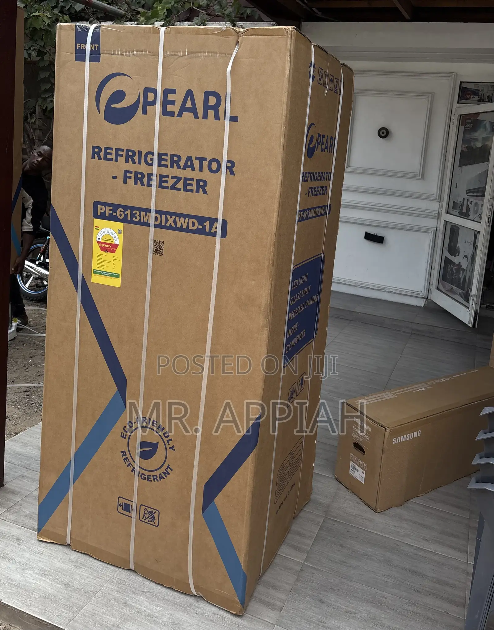 Upgrade Your Kitchen With Pearl 421Liters Side by Side Fridge(Gray)