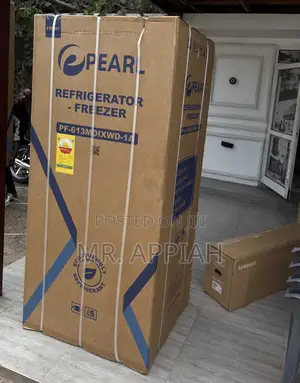 Upgrade Your Kitchen With Pearl 421Liters Side by Side Fridge(Gray)