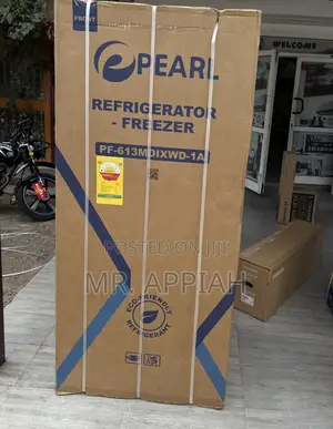 Upgrade Your Kitchen With Pearl 421Liters Side by Side Fridge(Gray)