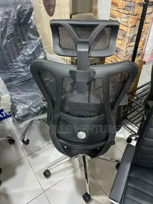 Office Chair With Adjust Headrest and Lumber Support.