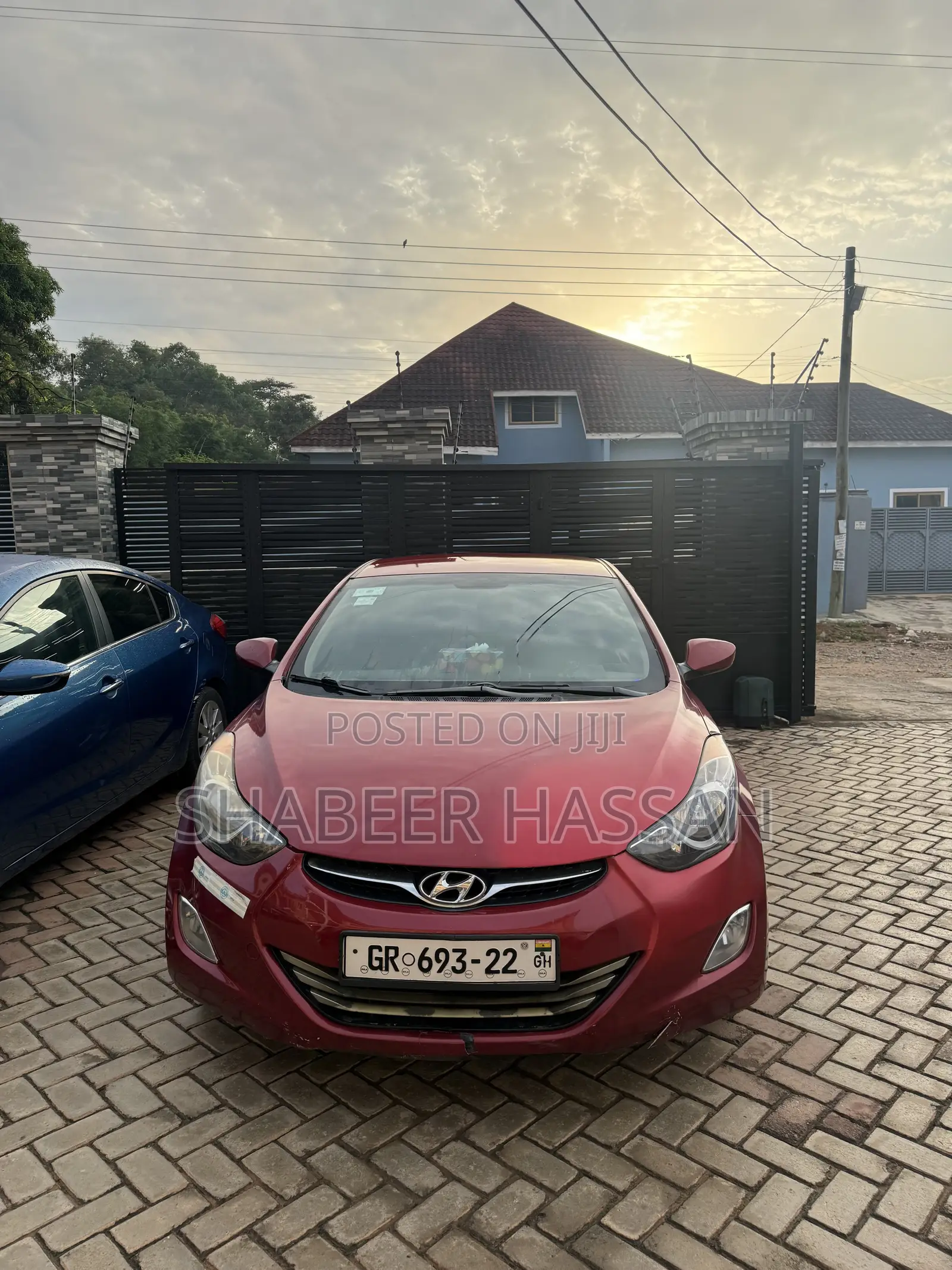 Hyundai Elantra 2013 Red