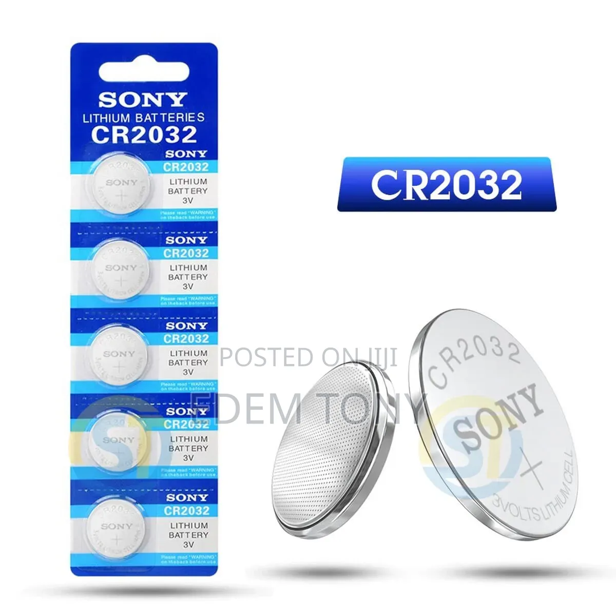 Sony CR2032 3V Lithium Coin Cell / CMOS Batteries -10pcs