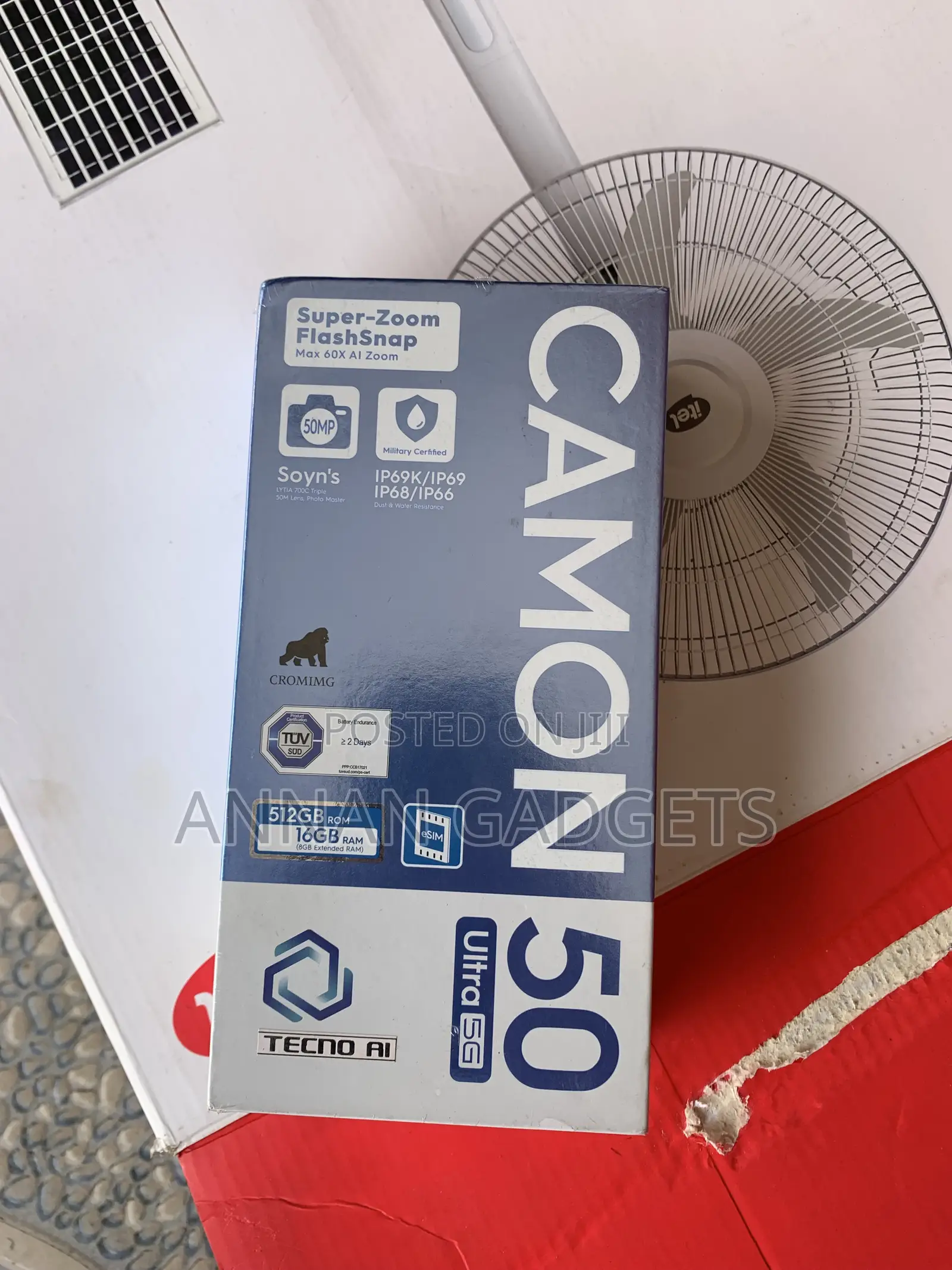 New Tecno Camon 50 Ultra 512 GB Gray
