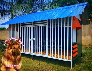 Heavy-Duty Large Double Galvanized Steel Comfy Dog Cage