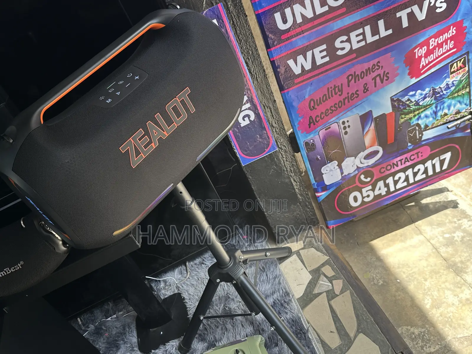 Zealot Ze41 250w Wireless Party Speaker, Monster Bass 24 HRS RGB Light