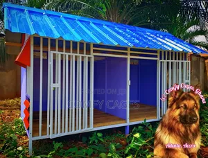 Extra- Robust Large Double Galvanized Steel Comfy Dog Cage