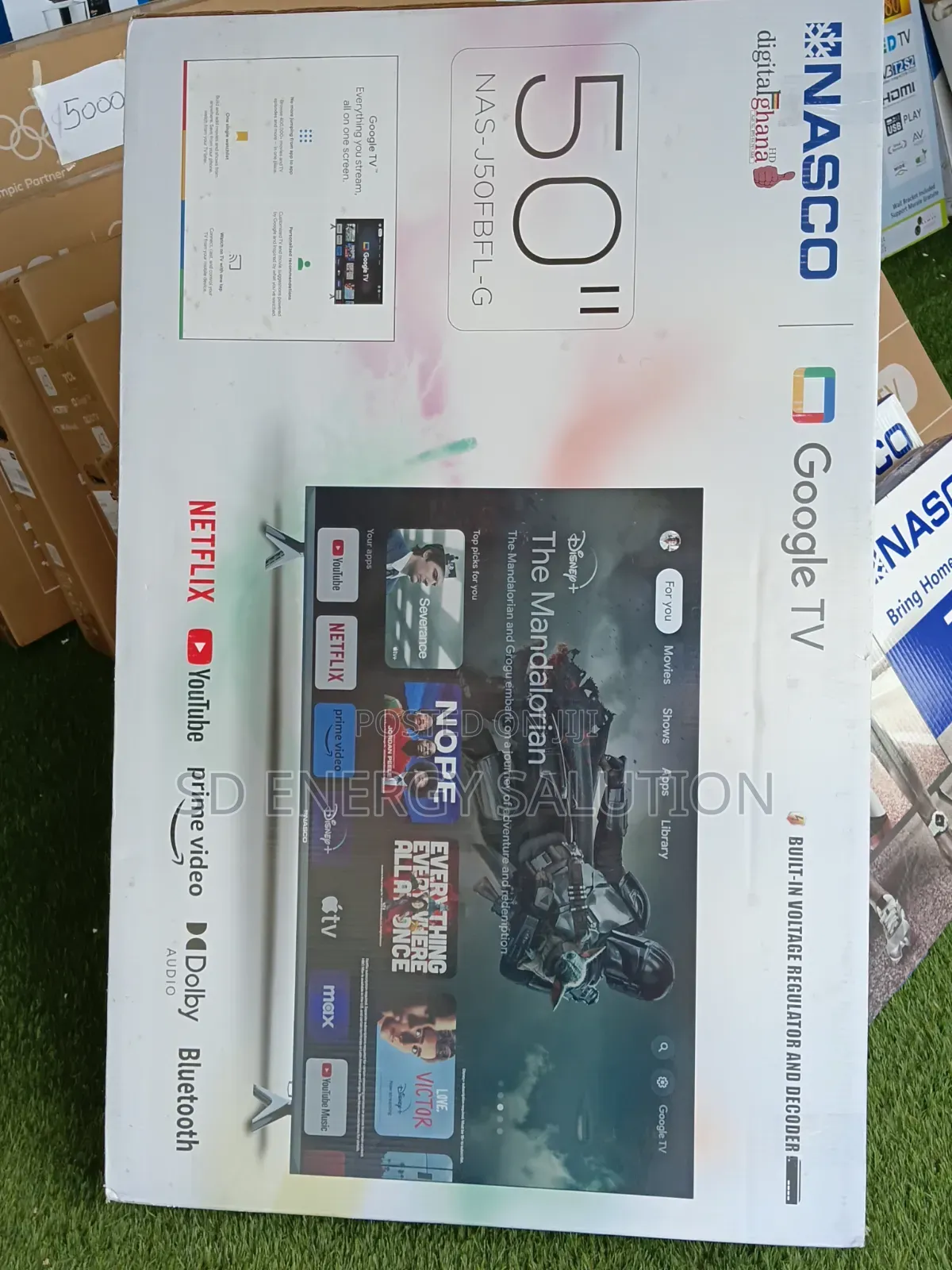Nasco 50" Google TV NAS-J50FBFL-G-Frameless