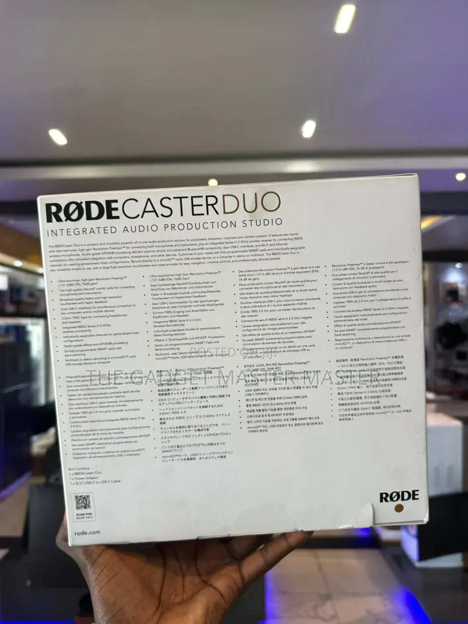 Rode RodeCaster Duo Integrated Audio Production Studio